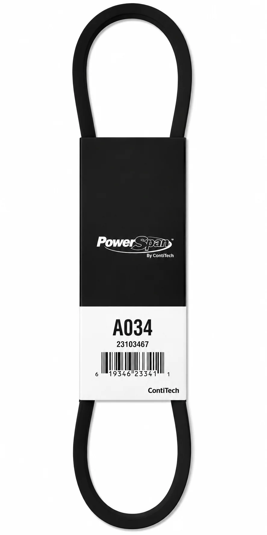 BANDA LISA LONGITUD 36 PULG ANCHO 1/2 PULG POWER SPAN A034
