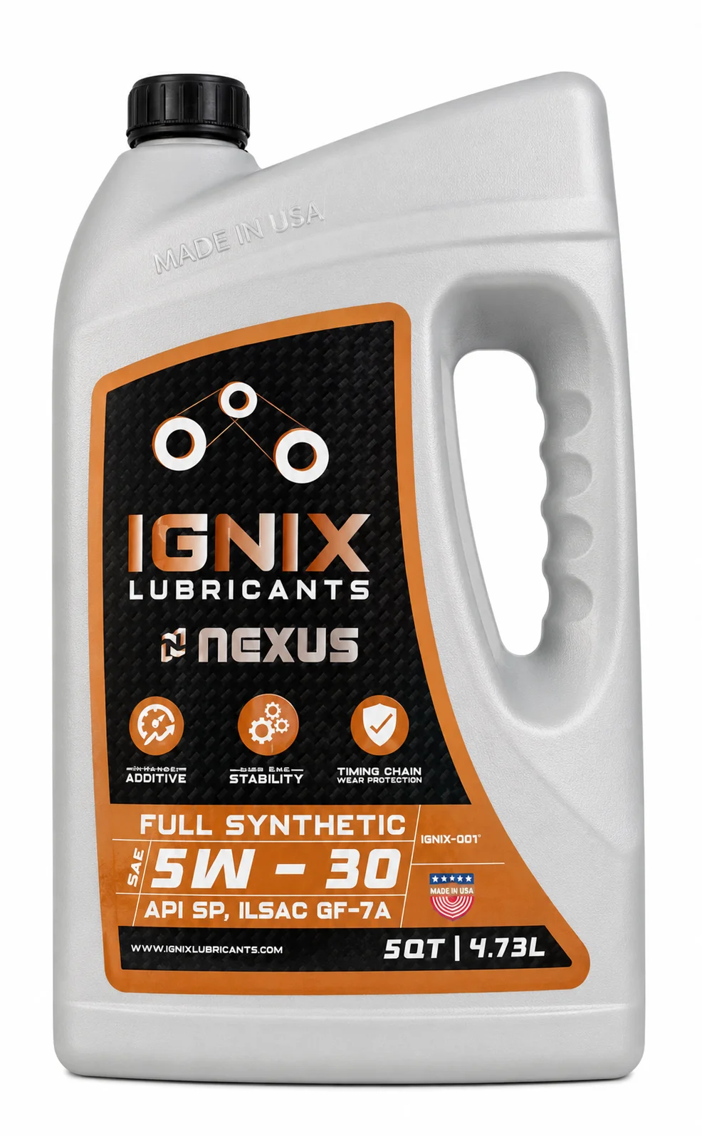 ACEITE NEXUS COMPLETAMENTE SINTETICO SAE 5W-30 API SQ 4.73L