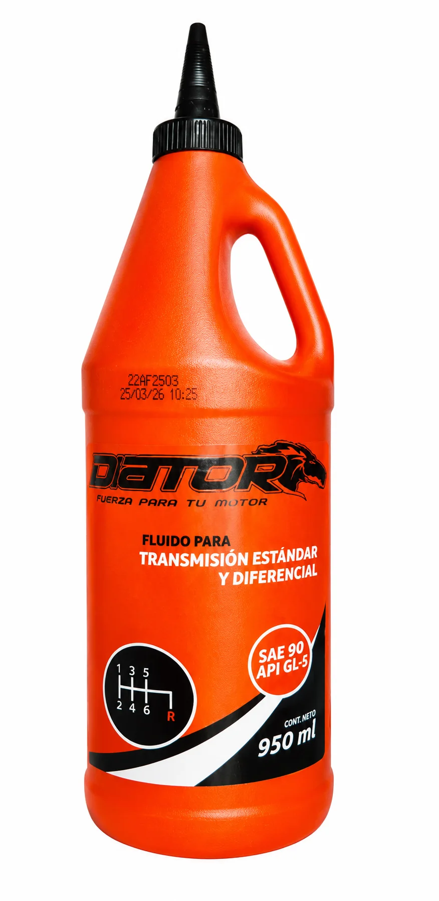 ACEITE DIATOR PARA TRANSMISION ESTANDAR Y DIFERENCIAL SAE 90 API GL-1 950ml