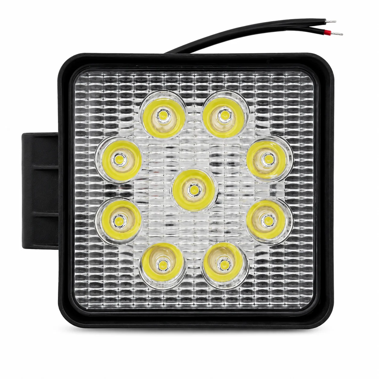 FARO AUXILIAR CUADRADO 4" 9 LEDS 12V IOL-LFL-003
