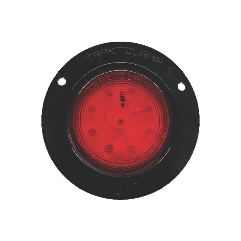 PLAFON ROJO 2" DE REMACHE 9 LEDS BASE ALTA 12/24V 8091NA