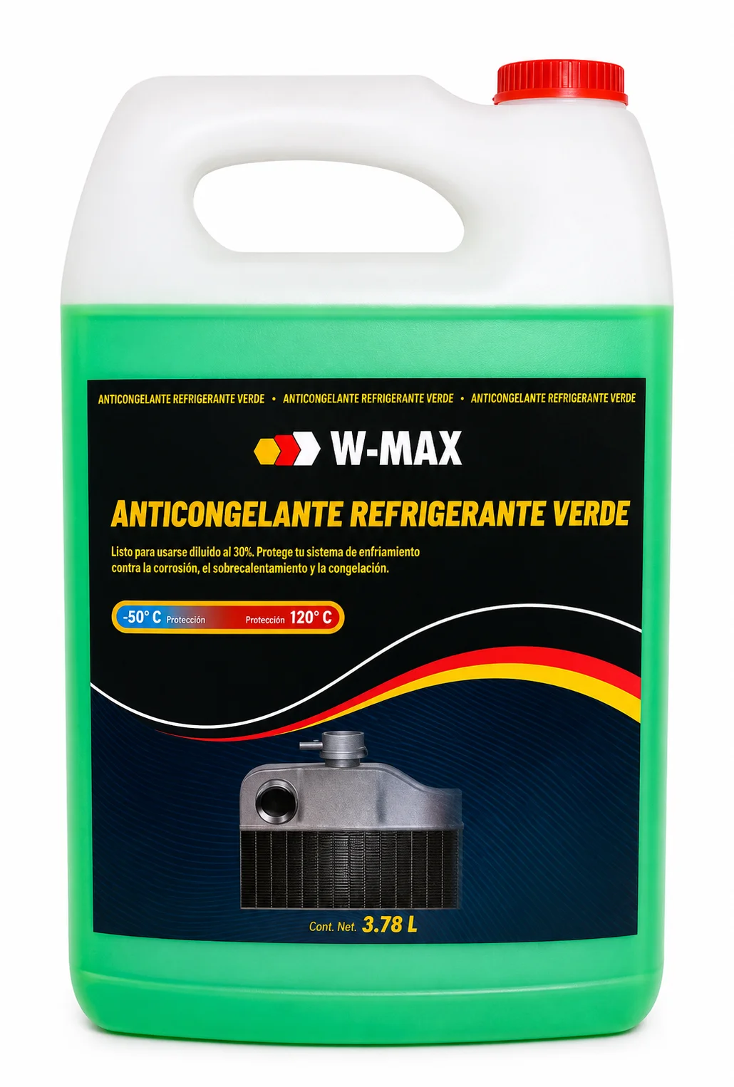ANTICONGELANTE VERDE WURTH 3.78L OK