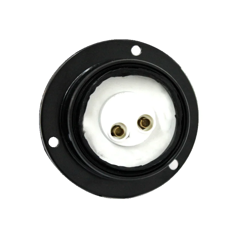 PLAFON ROJO 2 1/2" BASE PLANA 9 LEDS REMACHE 12/24 8090NA TRAKTOLAMP