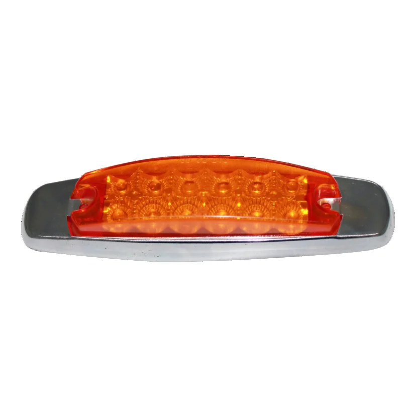 PLAFON RECTANGULAR AMBAR 12 LEDS DE DESTELLO 8097CDA