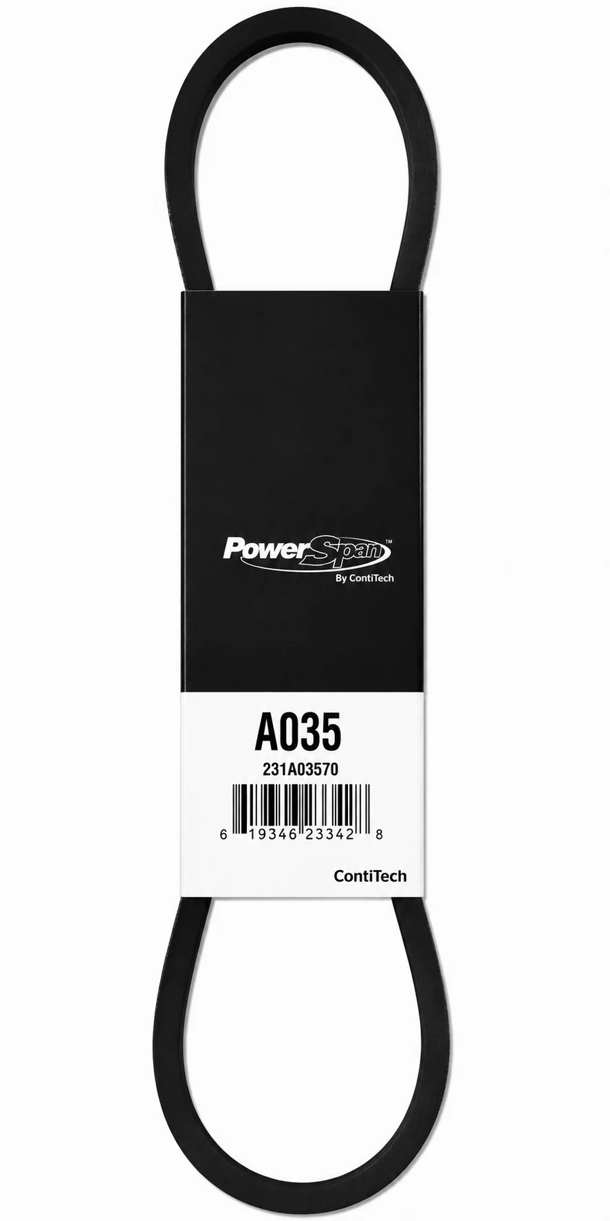BANDA LISA LONGITUD 38 PULG ANCHO 1/2 PULG POWER SPAN A035