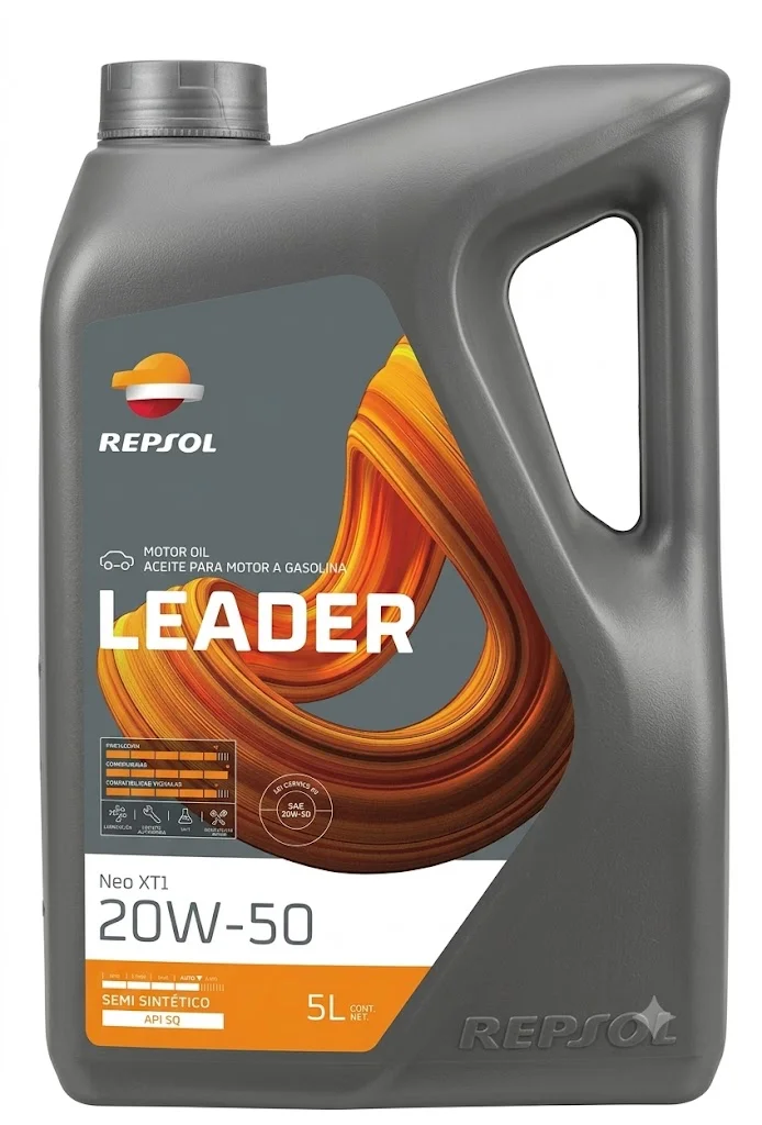 ACEITE REPSOL SAE 20W-50 SEMI SINTETICO API SP 5L OK