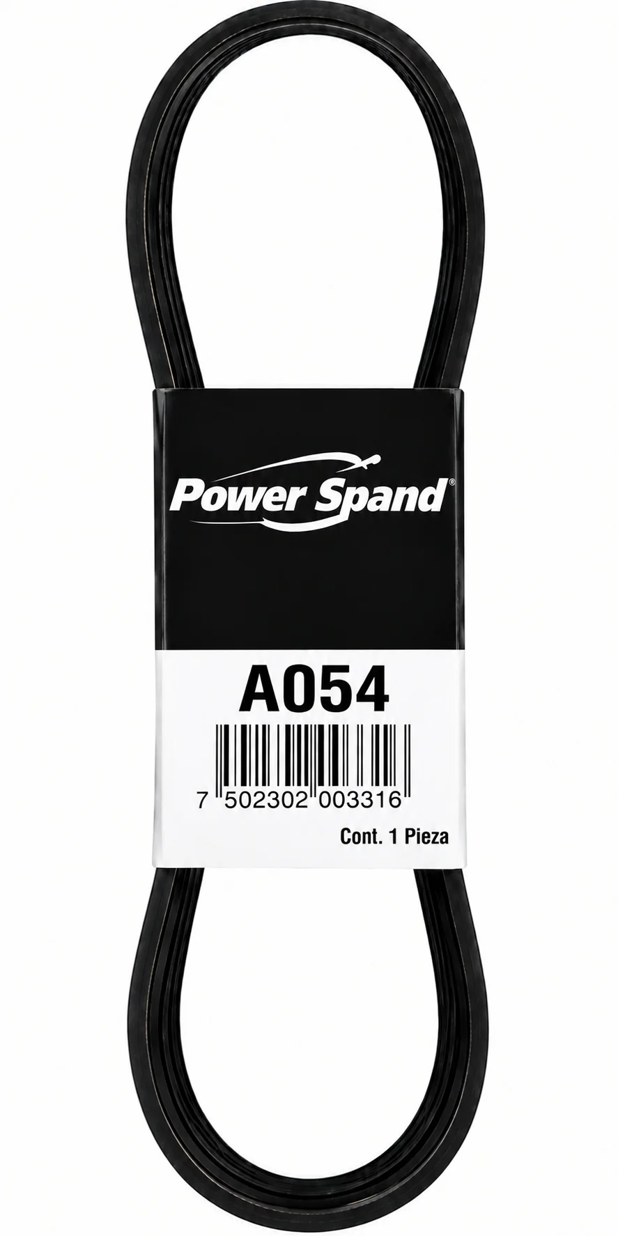 BANDA LISA TIPO A LONGUITUD 54 PULG 1/2 ANCHO POWER SPAN A054