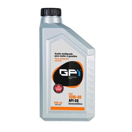 ACEITE GP1 SEMISINTETICO SAE 15W40 API SP 946ml