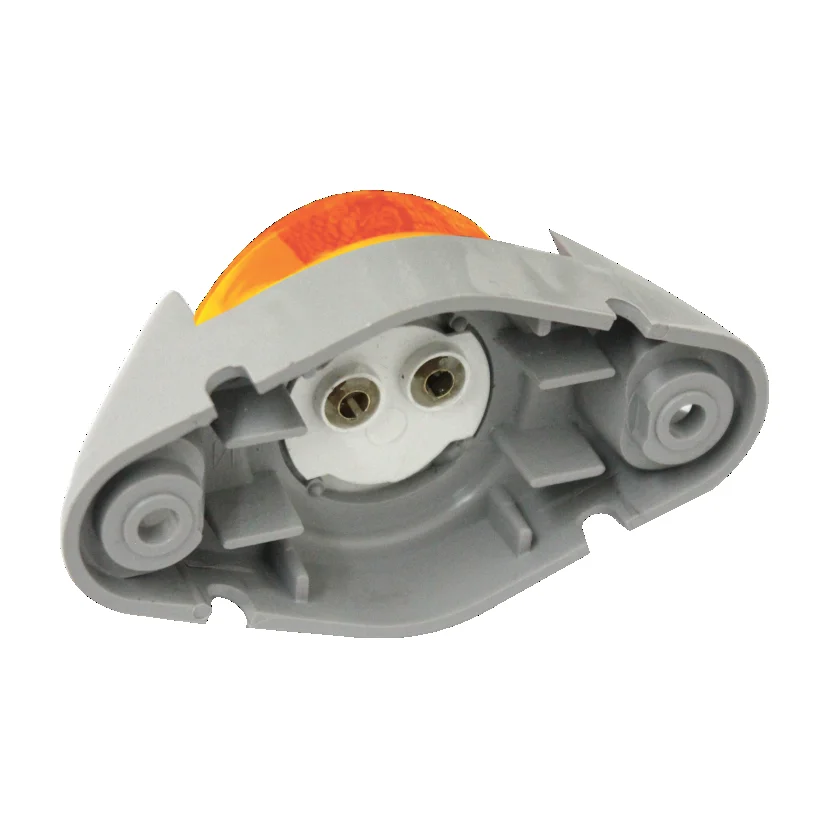 PLAFON AMBAR 2" 3 LEDS DE REMACHE GRIS MONTAJE C/GIRO 12/24 8080GAABS TRAKTOLAMP