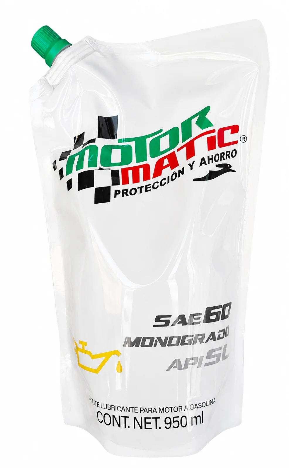 ACEITE MOTOR MATIC SAE 60 API SL MONOGRADO 950ml