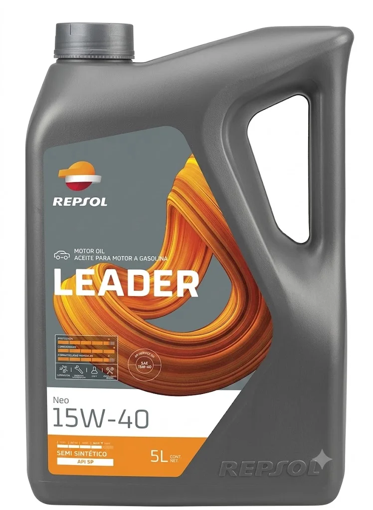 ACEITE REPSOL SAE 15W-40 SEMI SINTETICO API SQ 5L OK